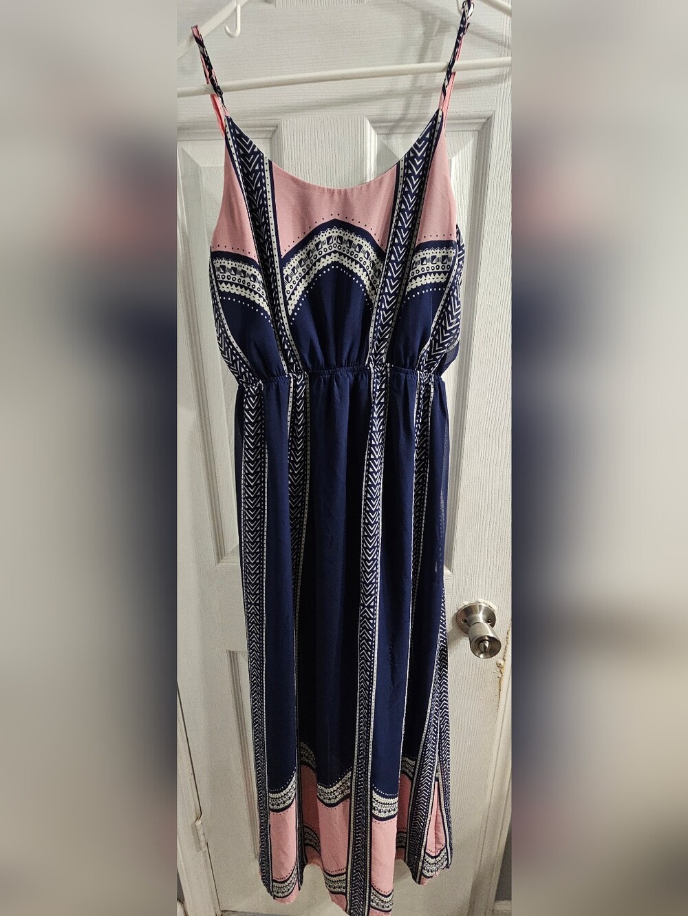 Fire Los Angeles Navy Maxi Dress